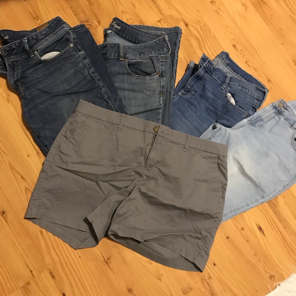 American eagle and old navy jeans
